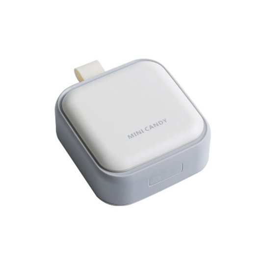 Sun Flowergb - Mini Portable Medicine Pill Box (White)