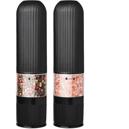 Pcs Salt And Pepper Mill, Manual Spice Mill 304 Stainless Steel Pepper Mill Salt Mill