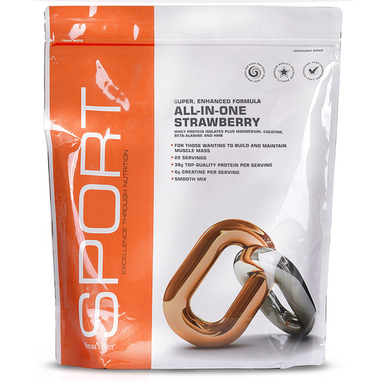 Strawberry All In One, With 38G Of Protein Per Serving Strawberry 1450G Powder
