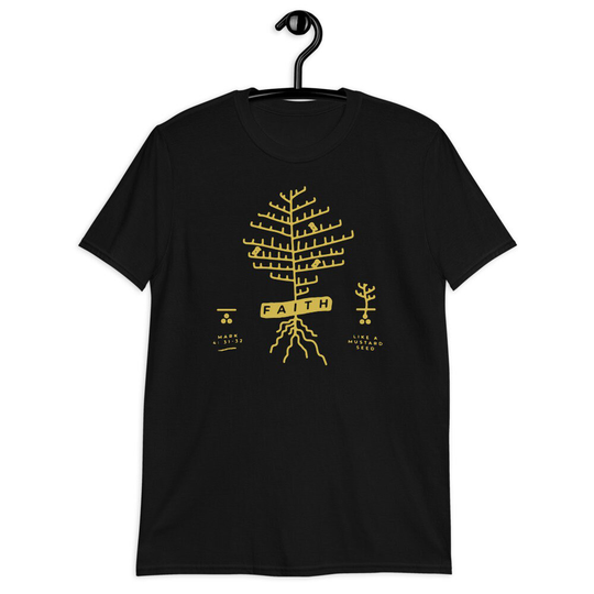 Faith Like A Mustard Seed Unisex T-Shirt, Christian T-Shirt, Jesus Men's Women's Tee, Tee