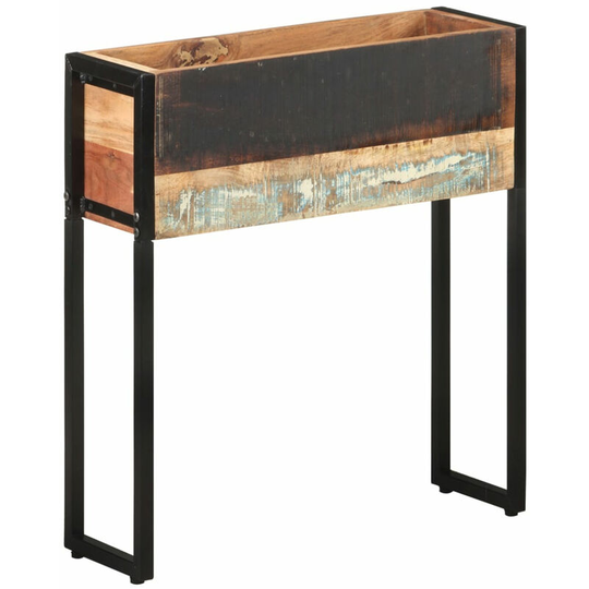 Planter 60x20x68 cm Solid Reclaimed Wood