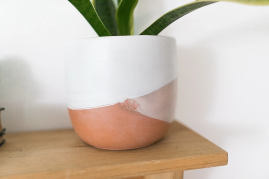 Large Multi Colored Planter