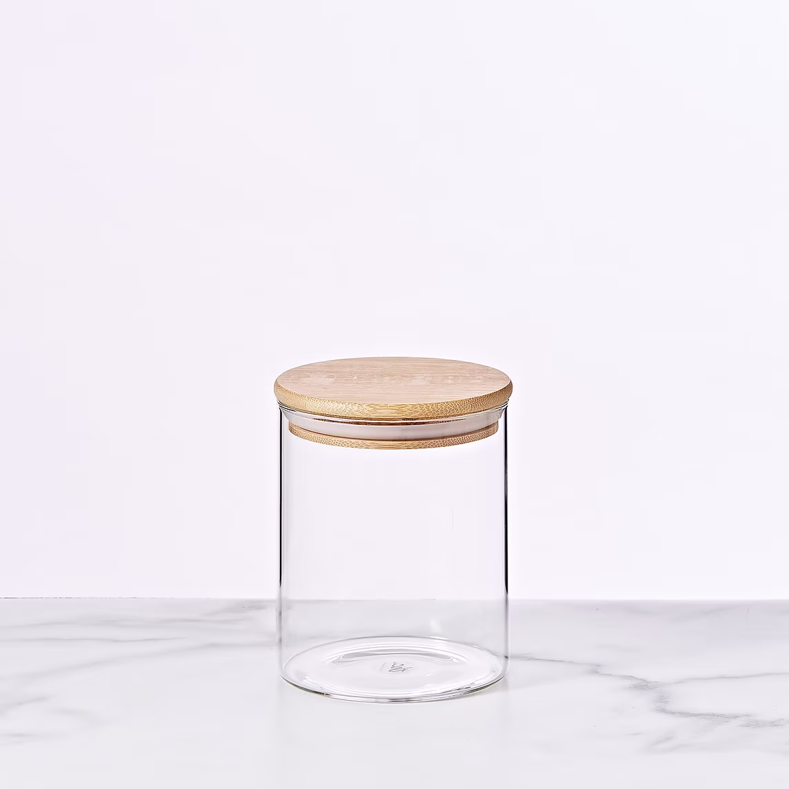 700Ml Jar // Glass With Bamboo Lid Pantry Organisation