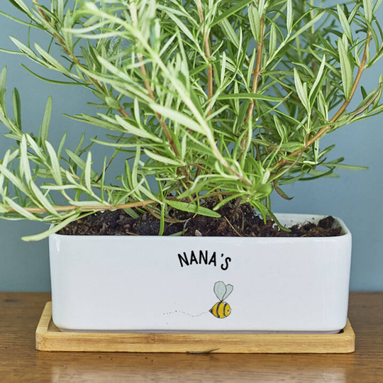 Personalised Make It Your Own Ceramic Bamboo Planter