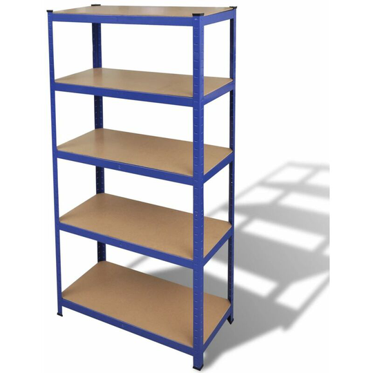 Storage Shelf Garage Storage Organizer Blue