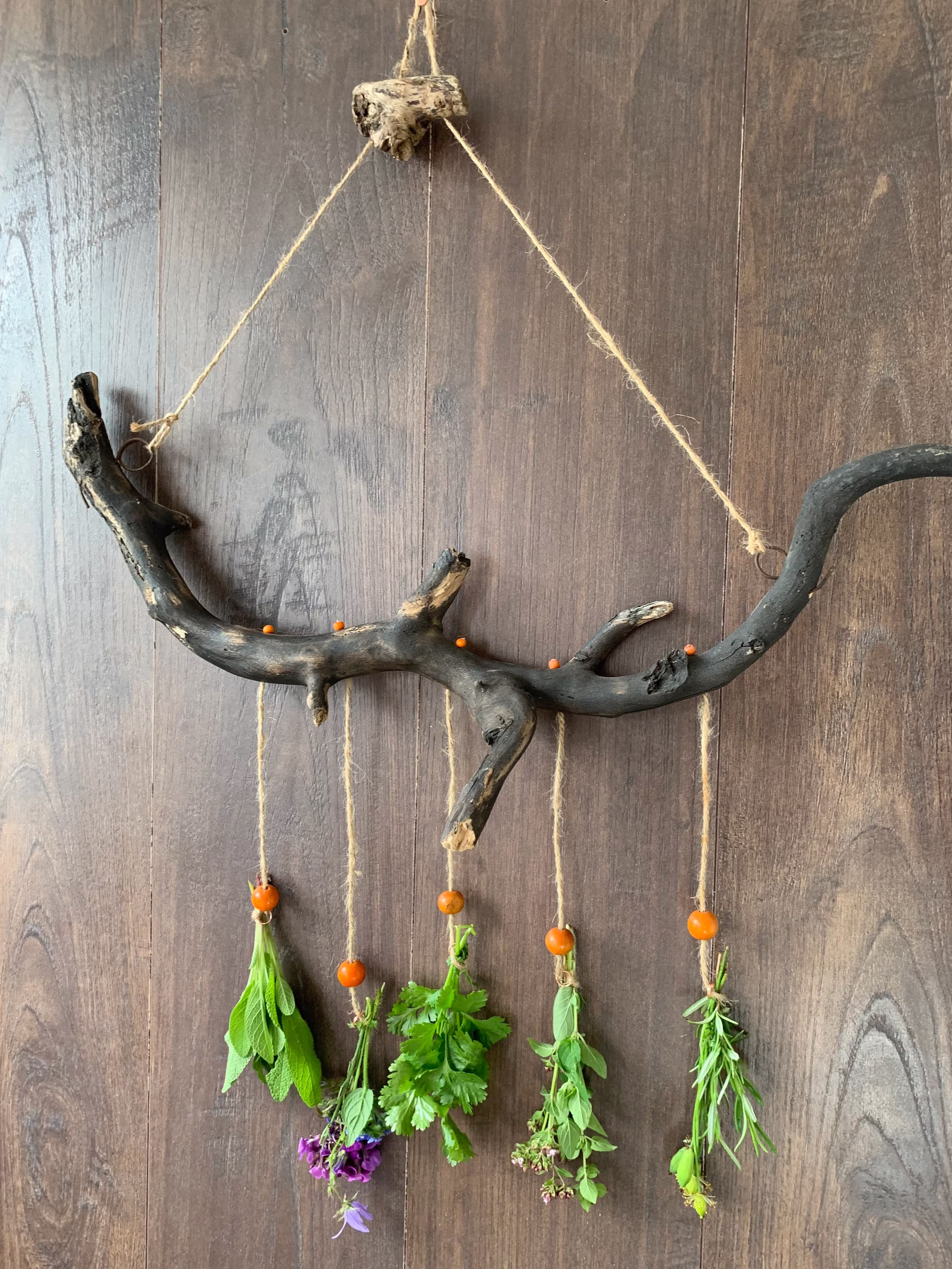 Herb Drying Rack/Dried Flower Rack /Rustic Herb Drier/Flower Drier