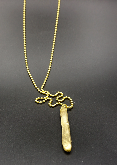 Vertical Organic Bar Necklace For Her