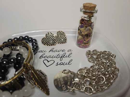 Love Intention Feeling Jars For Meditation, Alter, Accessory, Spiritual Tool, Healing, Crystal, Shrines, Magic, Herbs & Crystals