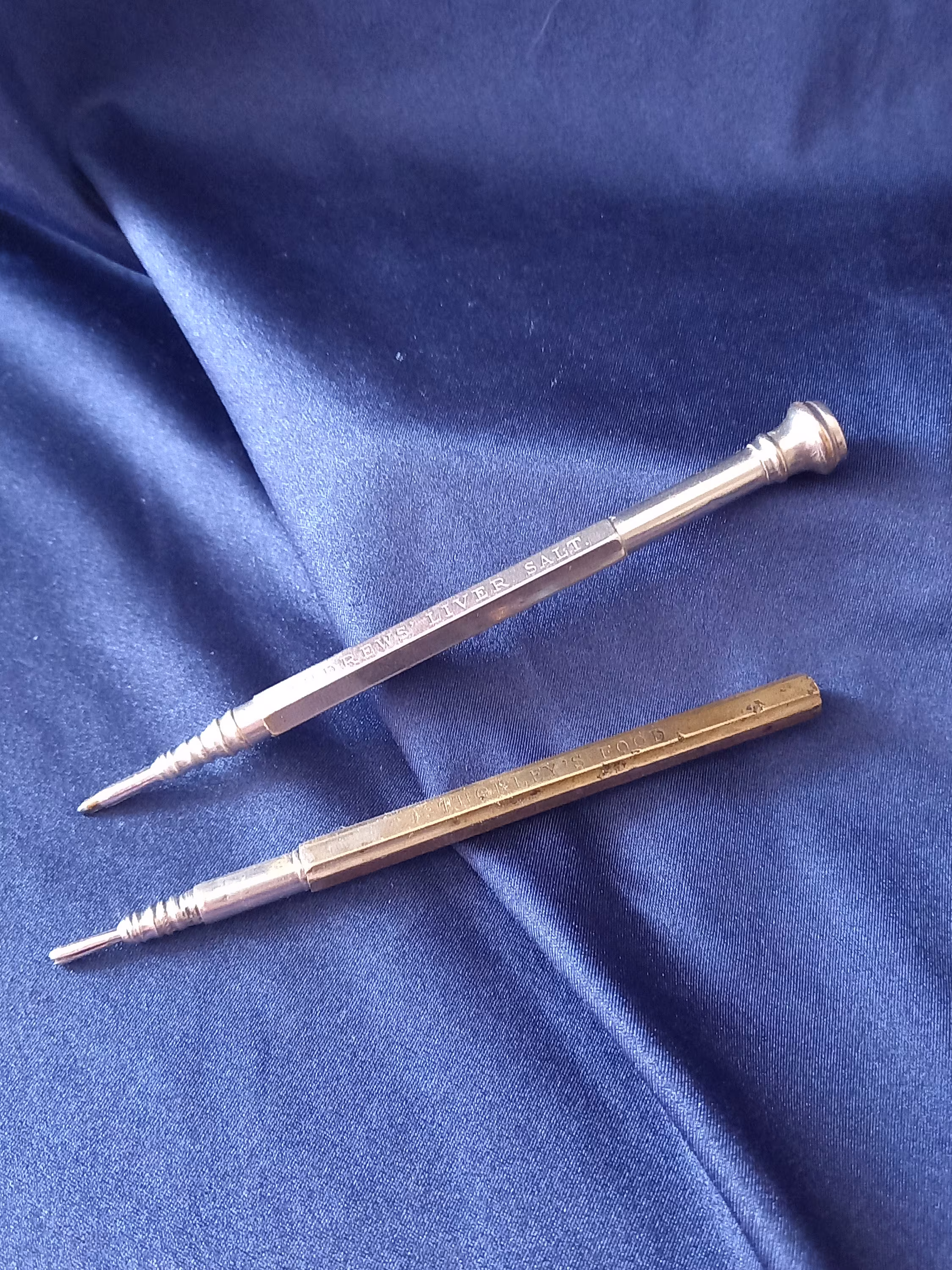 Propelling Pencils. Mechanical Pencils, Antique Advertising Vintage Advertising, Andrews Liver Salts, Promotional Pencils