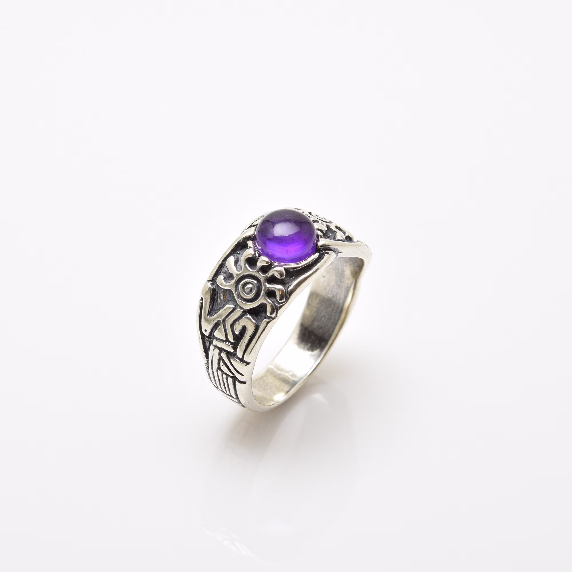 Medicine Healer Goddess Ring in Sterling Silver