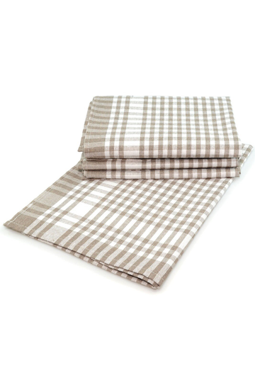 Set Of 3 Tea Towels 100% Organic Cotton Kitchen Decor Dish Towel Italian Theme Home Style Teatowels Minimal