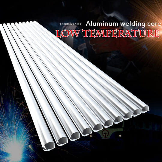 10PCS Low Temperature Aluminum Wire Flux Cored 2.4mm*230mm Al-Mg Soldering Rod No Need Solder Powder