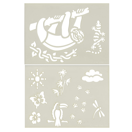 Sloth Stencil Set