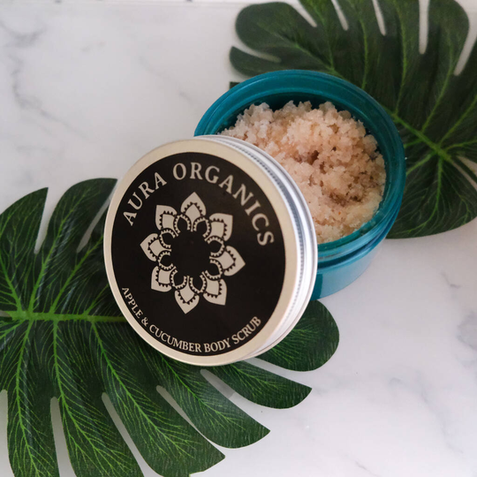 Organic Body Scrub Cucumber And Apple