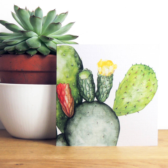 Prickly Pear Greetings Card