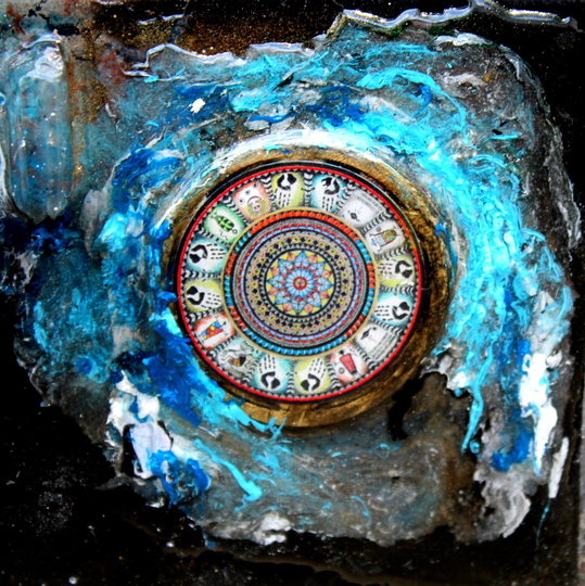 Medicine Wheel Healing Vortex 8 X Print Artist Salo Stanley