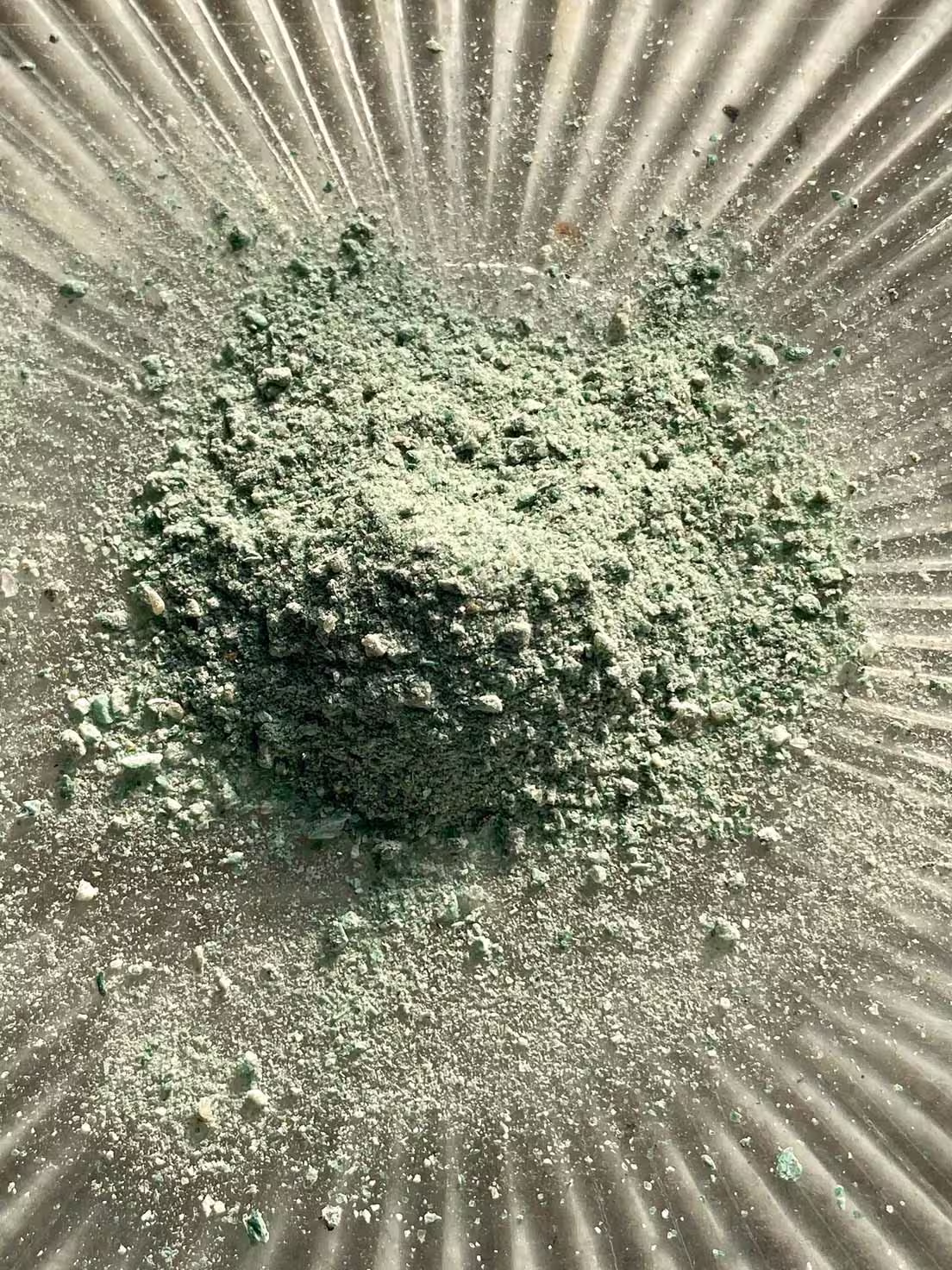 Green Fuchsite Powder 1mm & Smaller 100% Crystal Heart Chakra Love Adds Strength To Other Crystal Energy Flow Life+Love