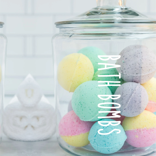 Bath Salts, Bombs & Bubble - Bottle Decal Stickers | Type 5