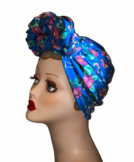 Flamingo Turban Vintage Style With Big Knot