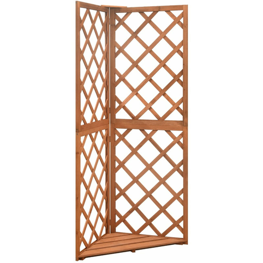 Corner Trellis 50x50x145 cm Solid Fir Wood