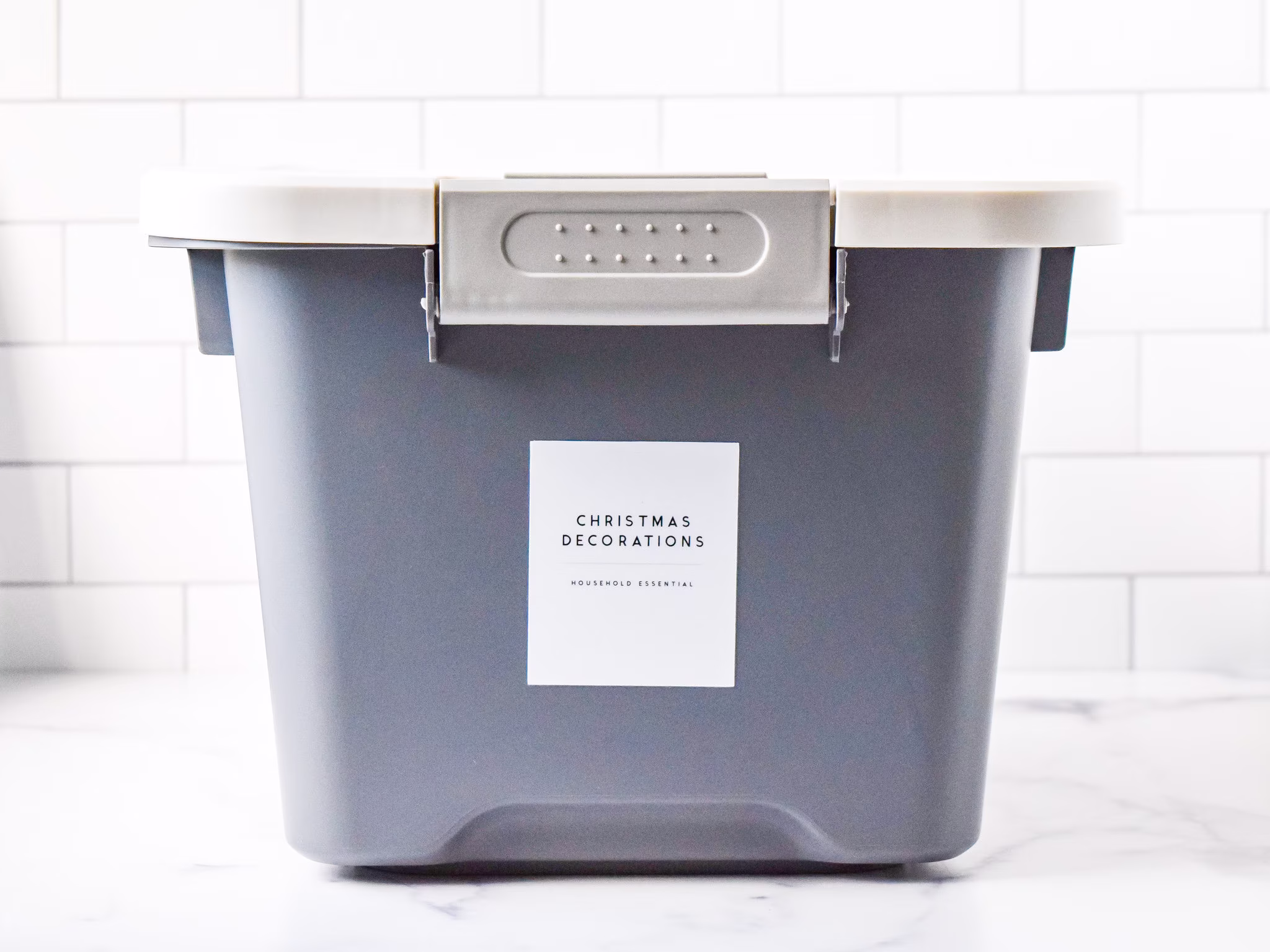 Holiday Storage Labels | Bin Garage & Attic Decoration Waterproof Custom Organization