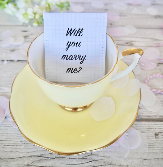 Will You Marry Me? Proposal Tea Gift Set