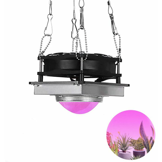 Echoo - 300W led Grow Light, led Plant Light, Full Spectrum Plant Lamp, Suitable for Indoor Plants, Flowers, Vegetables, Succulents, Seeds (Purple)