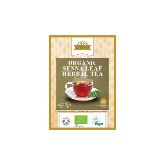 Organic Senna Leaf Tea 20 Bags Constipation Relief