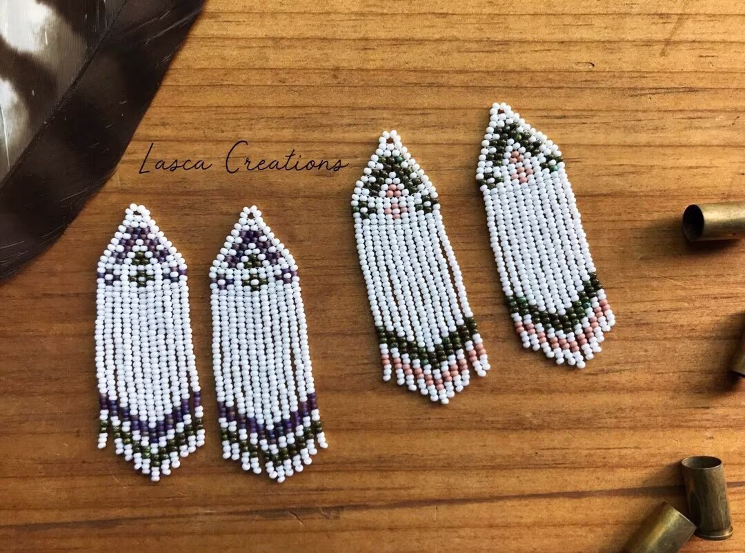 Small Fringe Earrings. Seed Bead Earrings. Beaded Western Earrings Boho Jewelry Gifts For Her Cowgirl Wedding