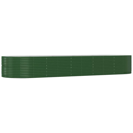 Vidaxl - Garden Planter Green 447x140x68 cm Powder-coated Steel Green