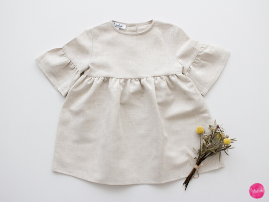 Baby Girl Dress | Organic Cotton With Frills