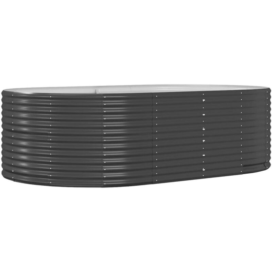 Vidaxl - Garden Planter Anthracite 212x140x68 cm Powder-coated Steel Anthracite