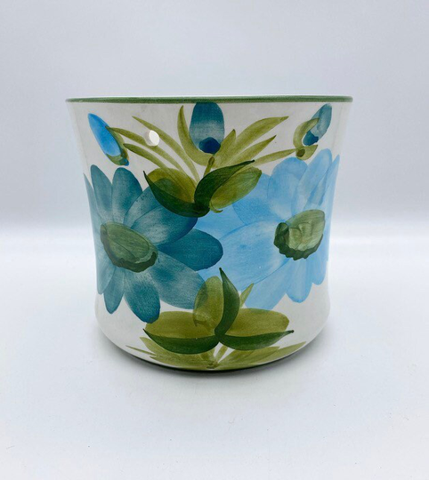 Vintage Portughese Hanging Ceramic Plant Pot