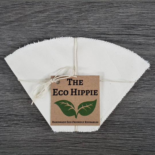 Reusable Organic Cotton Coffee Filters/Zero Waste Kitchen The Eco Hippie