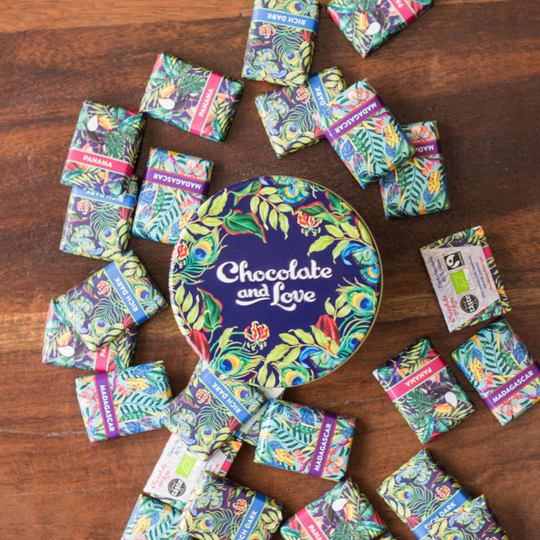 Organic Fairtrade Rich Dark Chocolate Tin