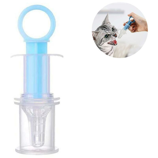 Small Pet Medicine Feeder Blue- ssxjv