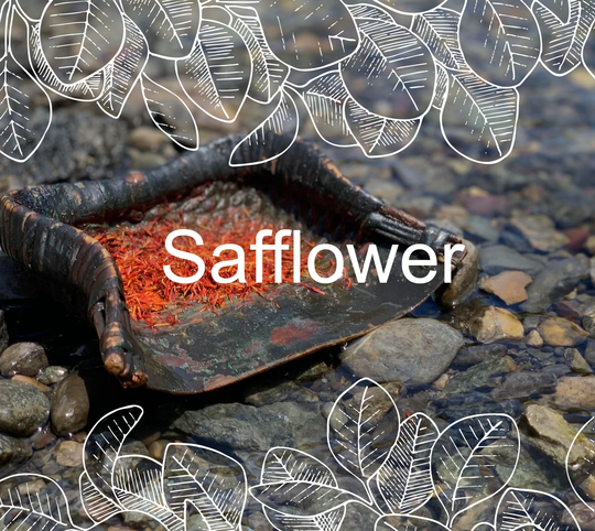 Safflower , Dried Herb Wood Chips Natural Dye Ingredient, Botanical Dyes, Eco Print, Plant