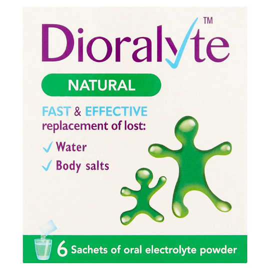 Dioralyte Natural Powder Sachets 6