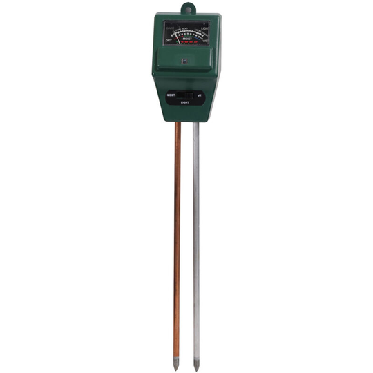 Superseller - 3-in-1 Soil Test ph Moisture Meter Light Tester Garden Plant Flowers Soil Monitor Tool Bonsai Moisture ph Analyzer