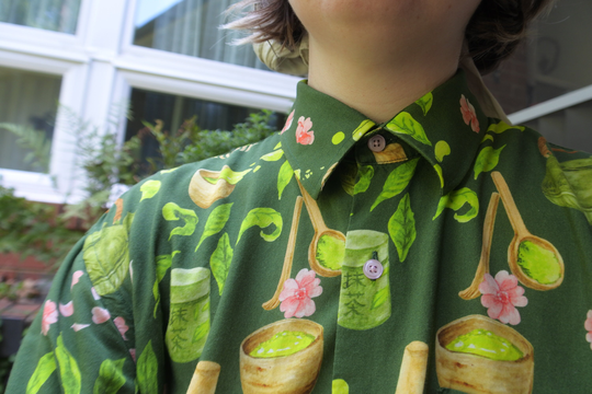 Matcha Morning Button Down Shirt - 2xl To 4xl
