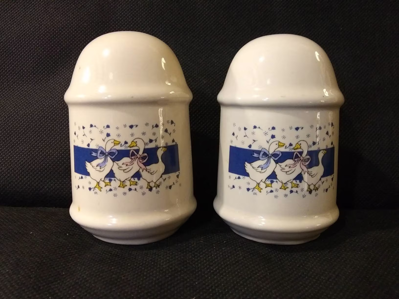 Geese Salt & Pepper Shakers Vintage So Cute Marmalade International China Compatible
