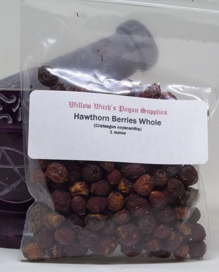 Hawthorn Berries Whole 1 Ounce Wicca Hoodoo Voodoo Herb Pagan Supplies Witchcraft