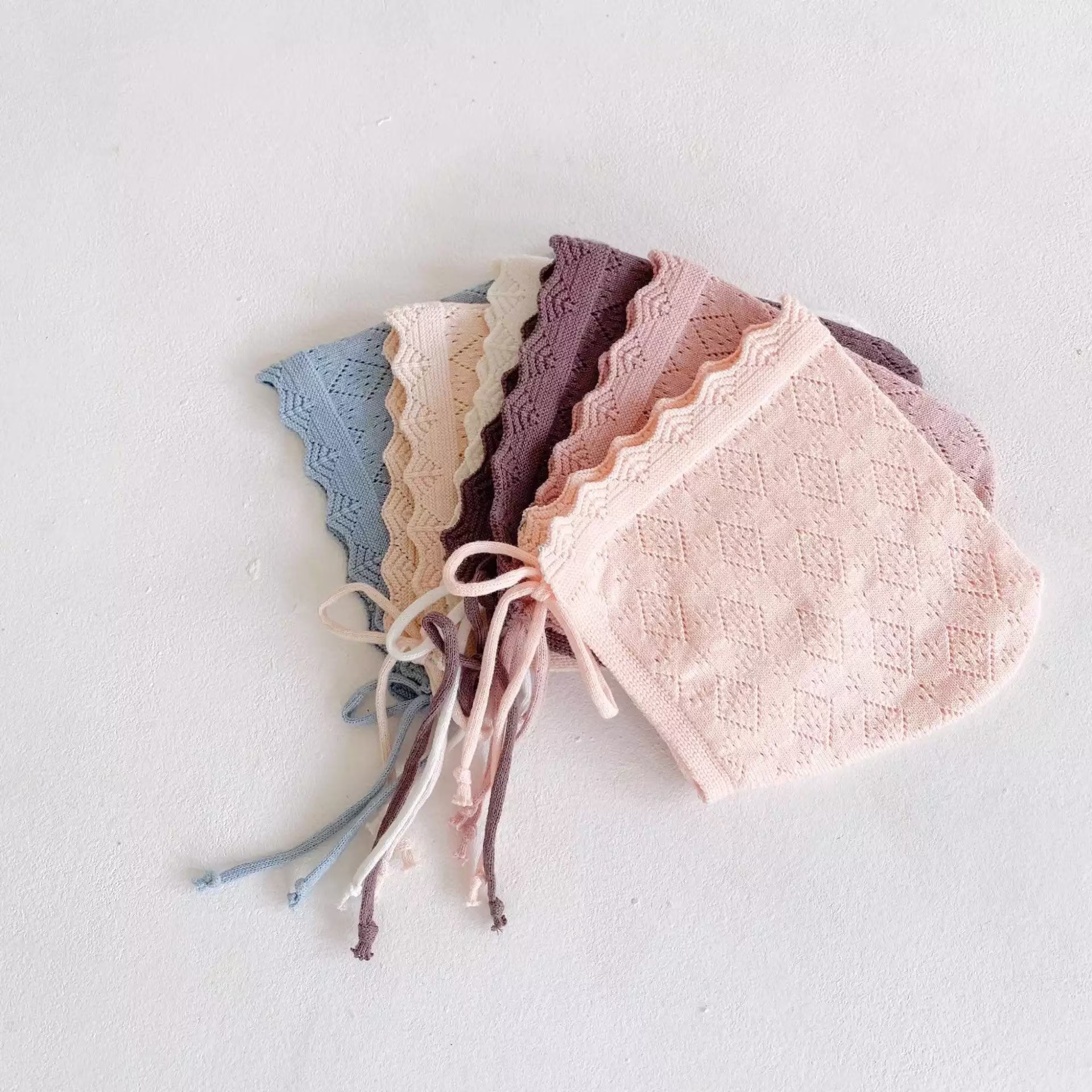 Organic Natural Cotton Baby Hats | 6-24 Months Gender Neutral Knitted Hat Shower Gift Child Clothing Bonnet
