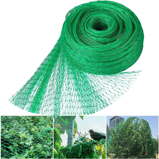 Green Anti Bird Netting, Garden Bird Protective Net, Garden Plant Netting, Reusable Fencing Mesh, Protect Grape Fruit Vegetables from Birds Deer