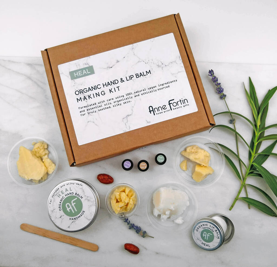 Organic Hand And Lip Balm Making Kit With Tea Tree