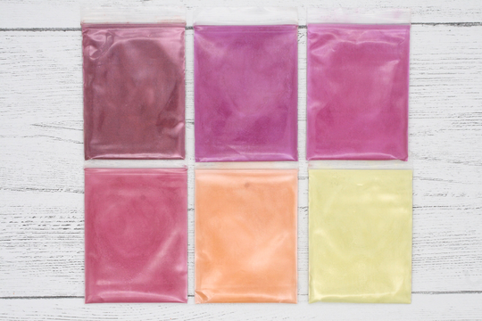 Mica Powder, Colour Pigment For Epoxy Resin, Soap Making, Candle Resin Art, Pink Pigment, Mica, Yellow Orange Powder