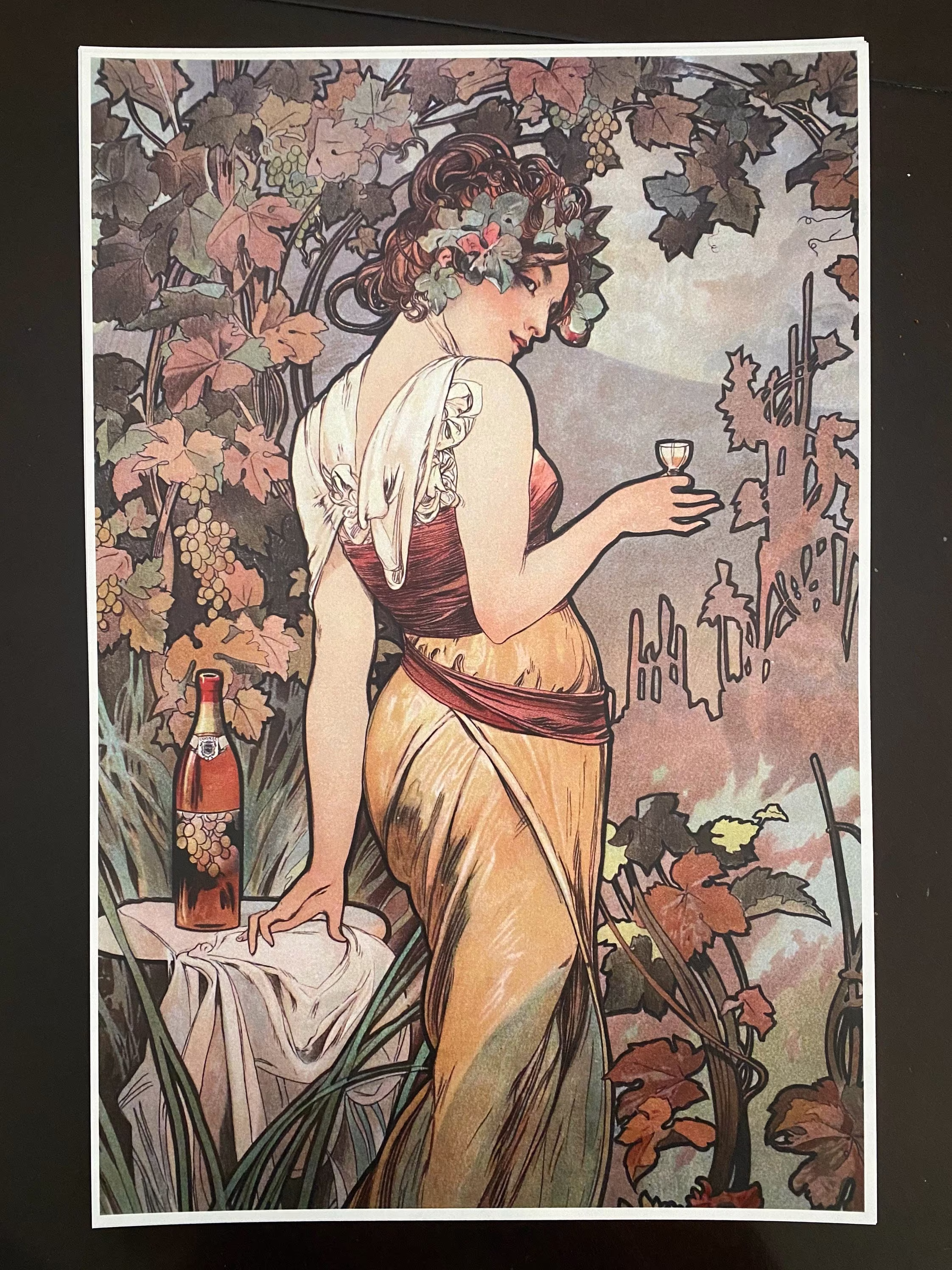 Alphonse Mucha, Beautiful Woman, Seasons, Spring, Mucha Poster, Print, Art Nouveau, Style, Fine