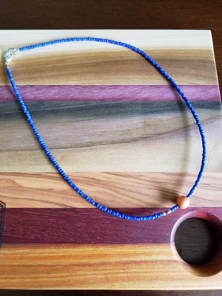 Beautiful & Delicate Seed Bead Necklace