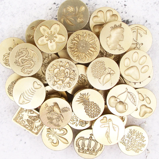 Retro Fire Lacquer Seal, 3D Embossed Oval Wax Seal Decorative