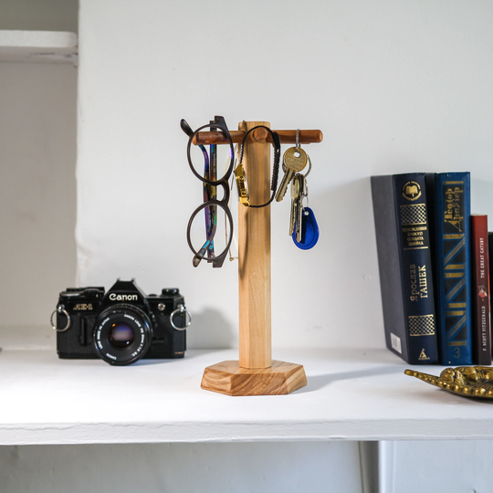 Handmade Wooden Keys Holder, Gift Rack Housewarming Home, Car Key Hanger Organizer, Unique Designed Newlywed Gifts